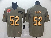 Nike Bears 52 Khalil Mack 2019 Olive Gold Salute To Service Limited Jersey,baseball caps,new era cap wholesale,wholesale hats